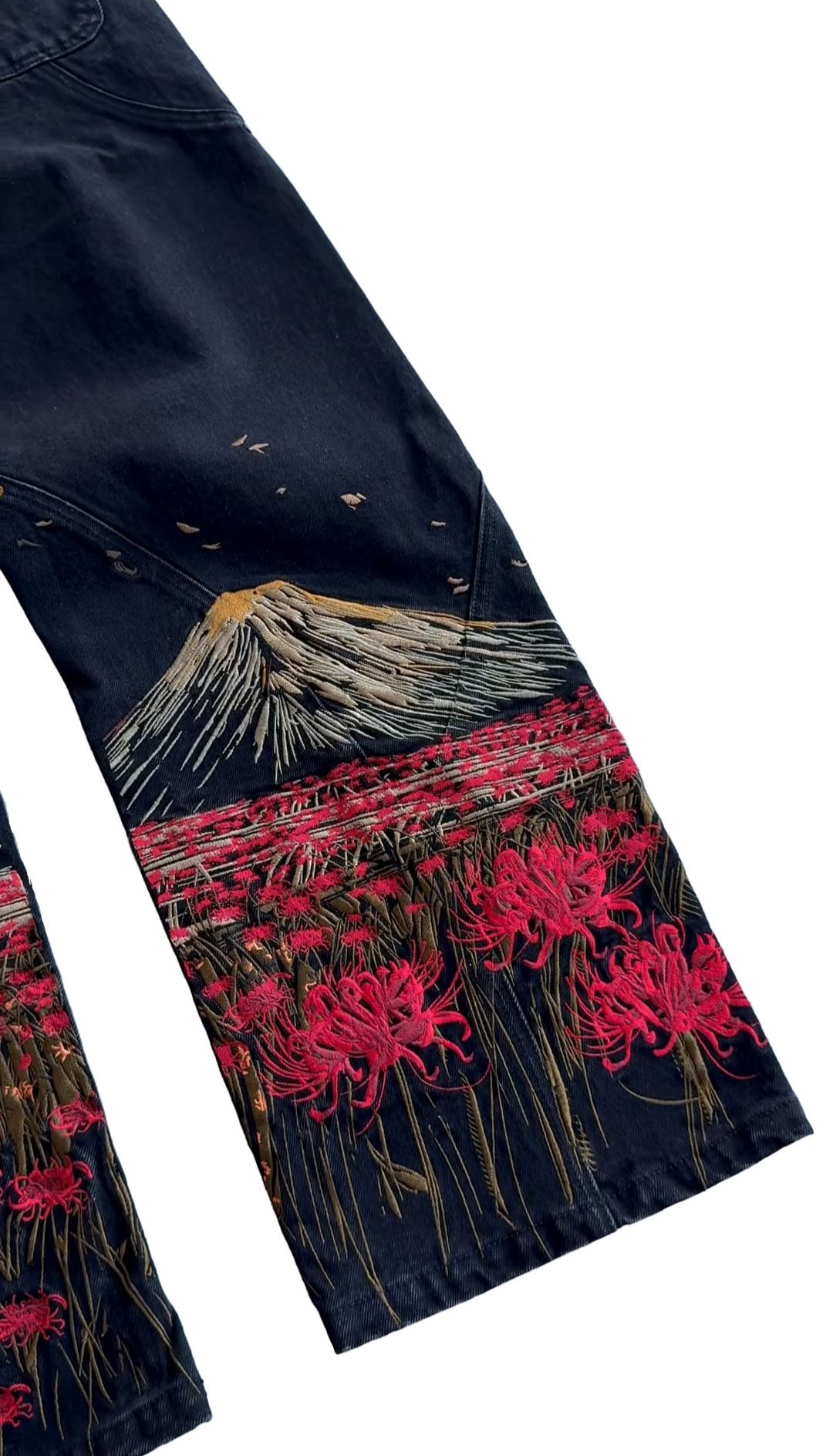 Higanbana Samurai Wide-Leg Jeans