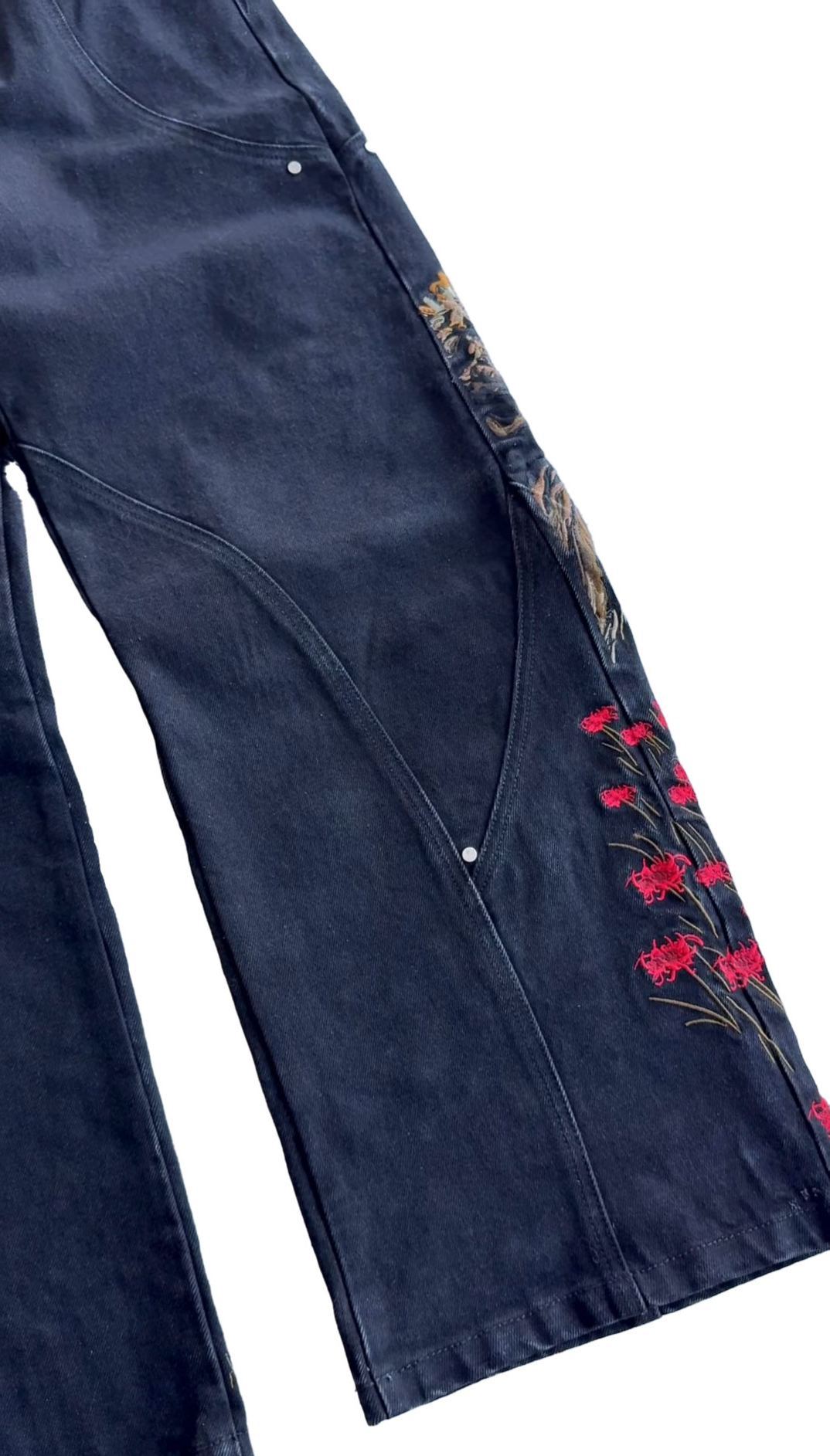Higanbana Samurai Wide-Leg Jeans