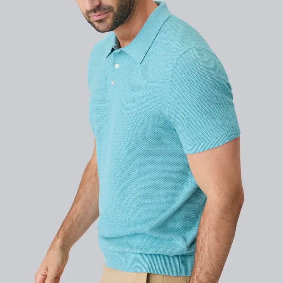 Tech Linen Sweater Polo