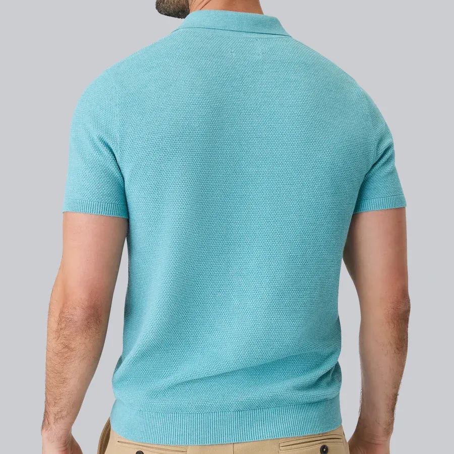 Tech Linen Sweater Polo