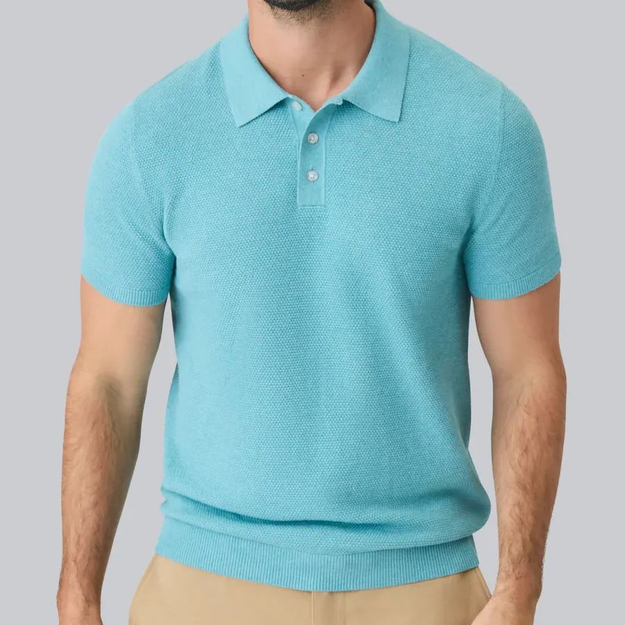 Tech Linen Sweater Polo
