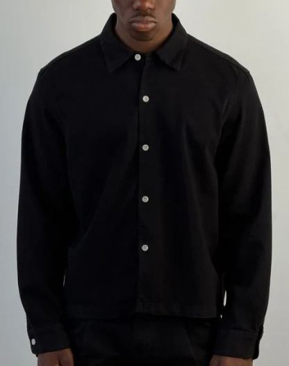 Japanese Newport Crop Button-Up II | Herringbone Twill