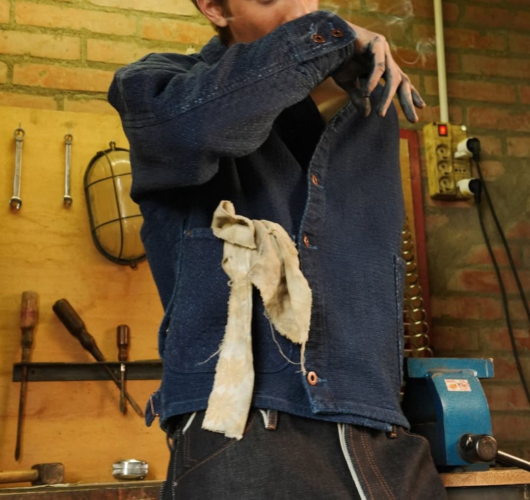 JACQUARD CHORE JACKET