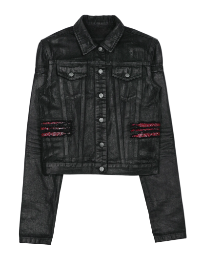「FLESH」WAXED TRUCKER JACKET