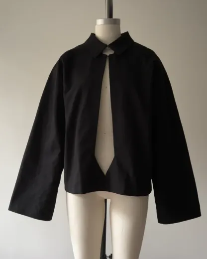 Necktie Cutout Jacket