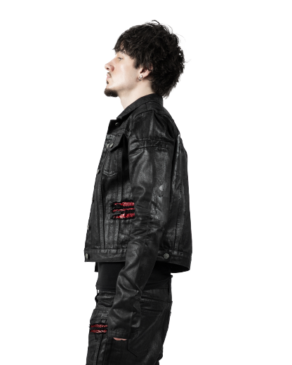「FLESH」WAXED TRUCKER JACKET