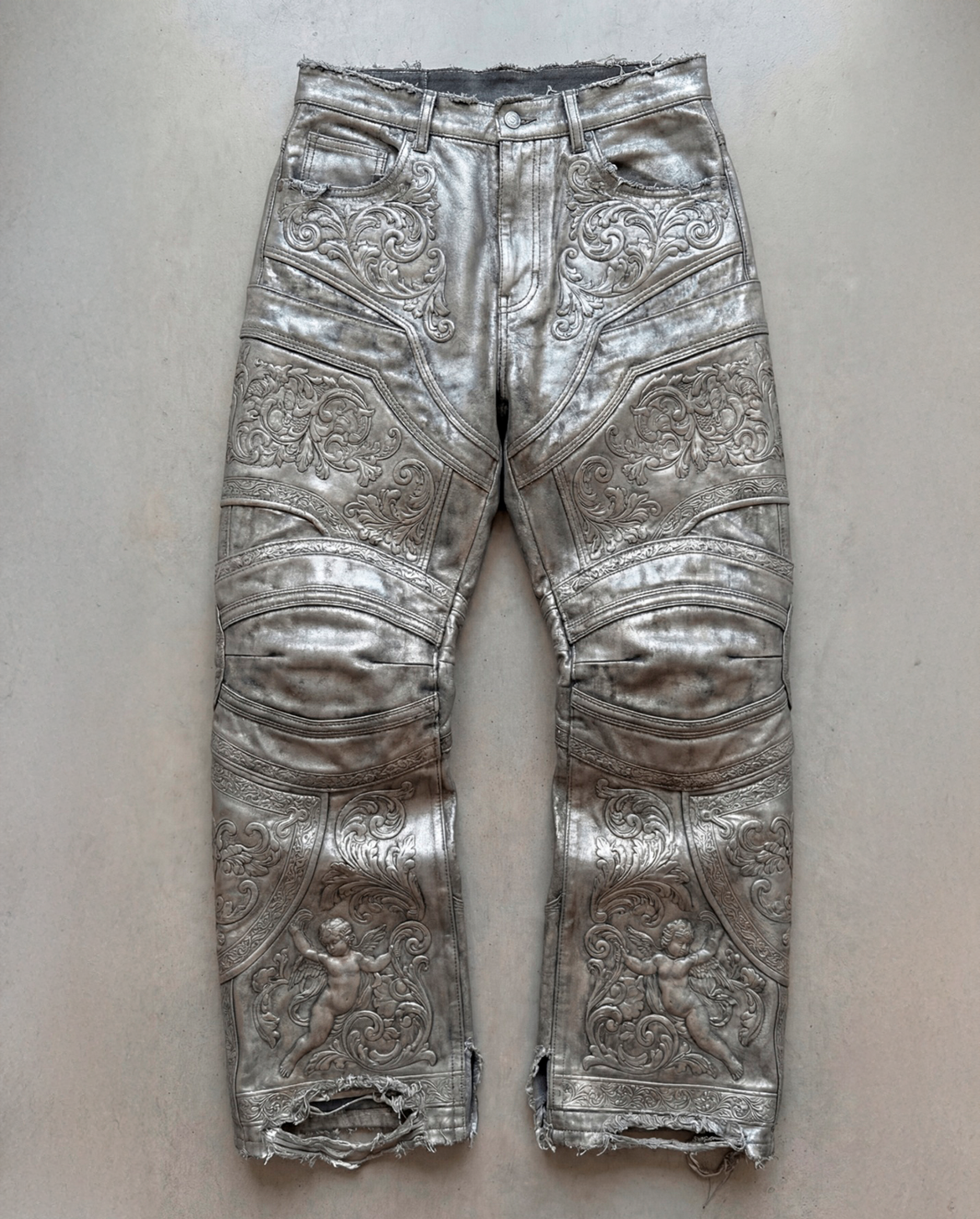 Armor Waxed Denim - silver