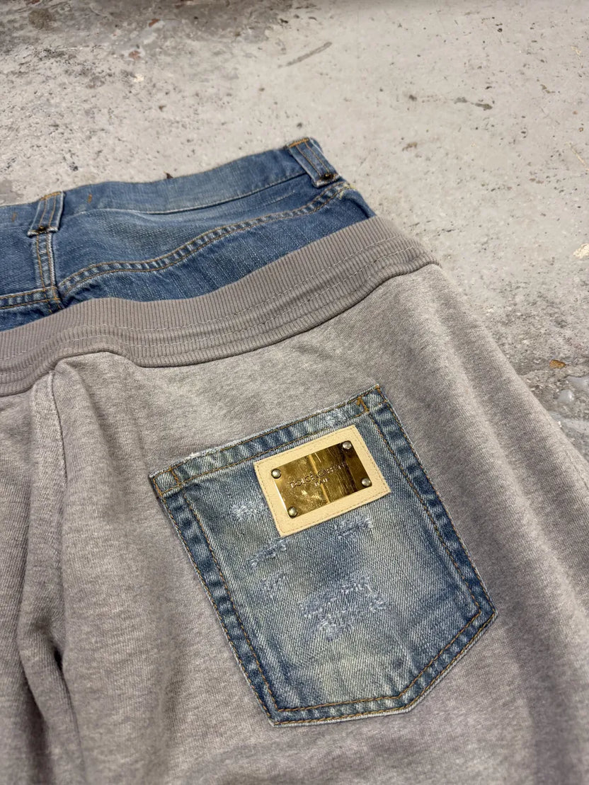 HYBRID DENIM GREY JOGGER PANTS