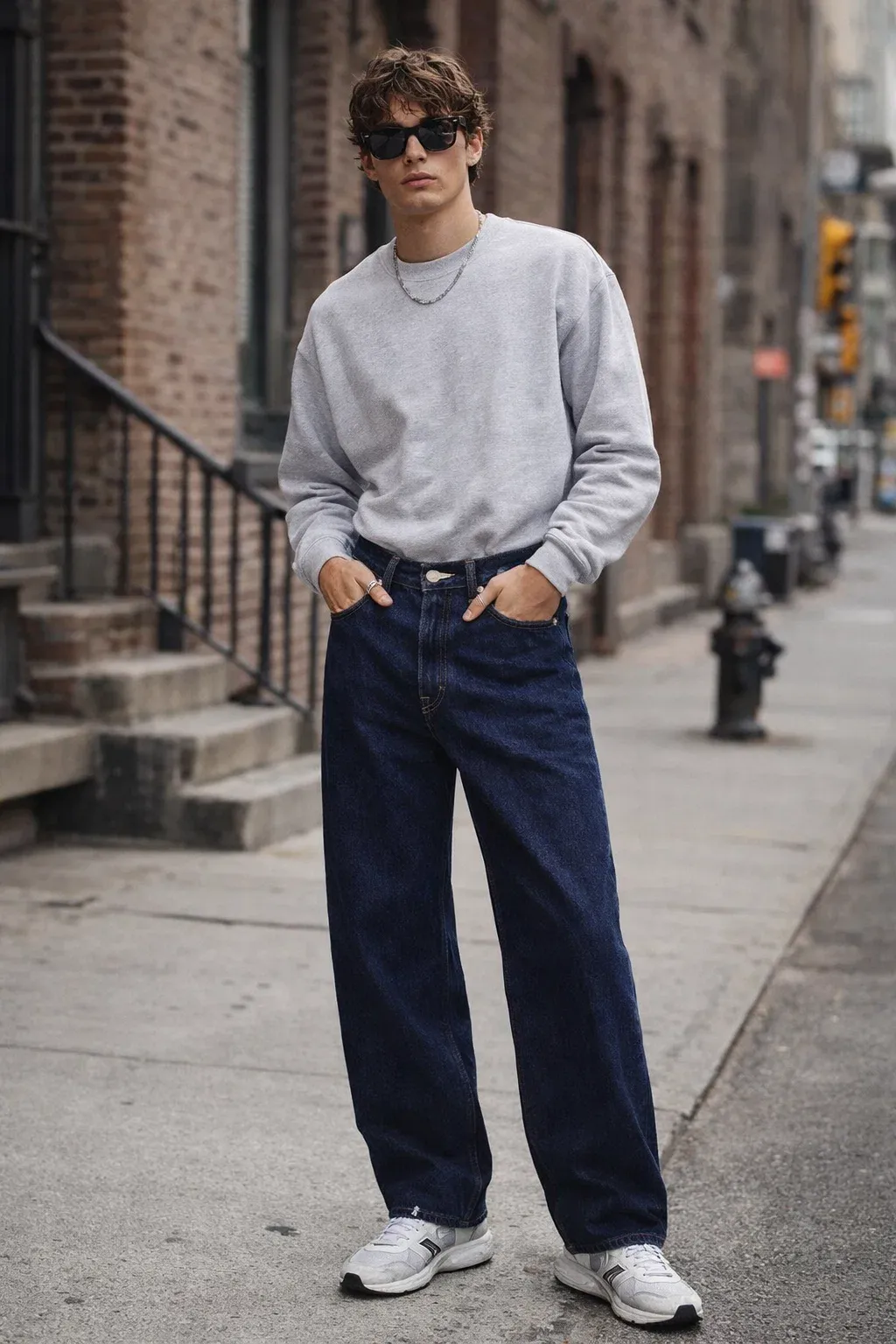 RIBCAGE WIDE LEG JEANS