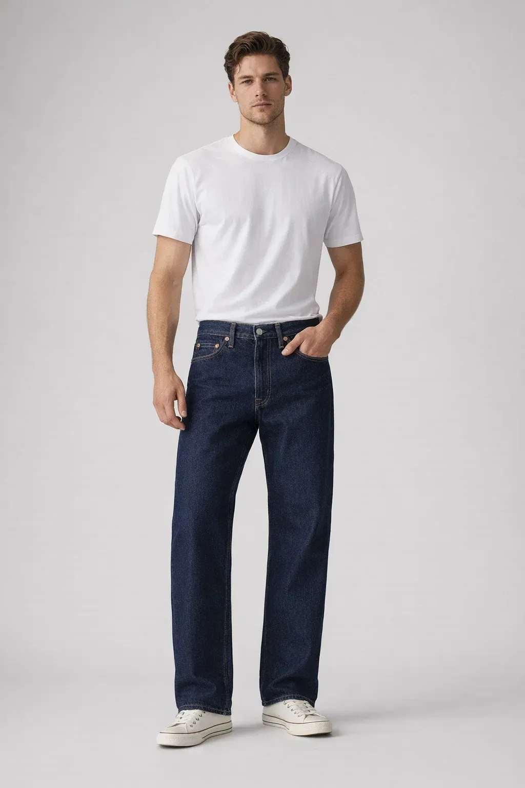 RIBCAGE WIDE LEG JEANS