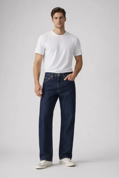 RIBCAGE WIDE LEG JEANS