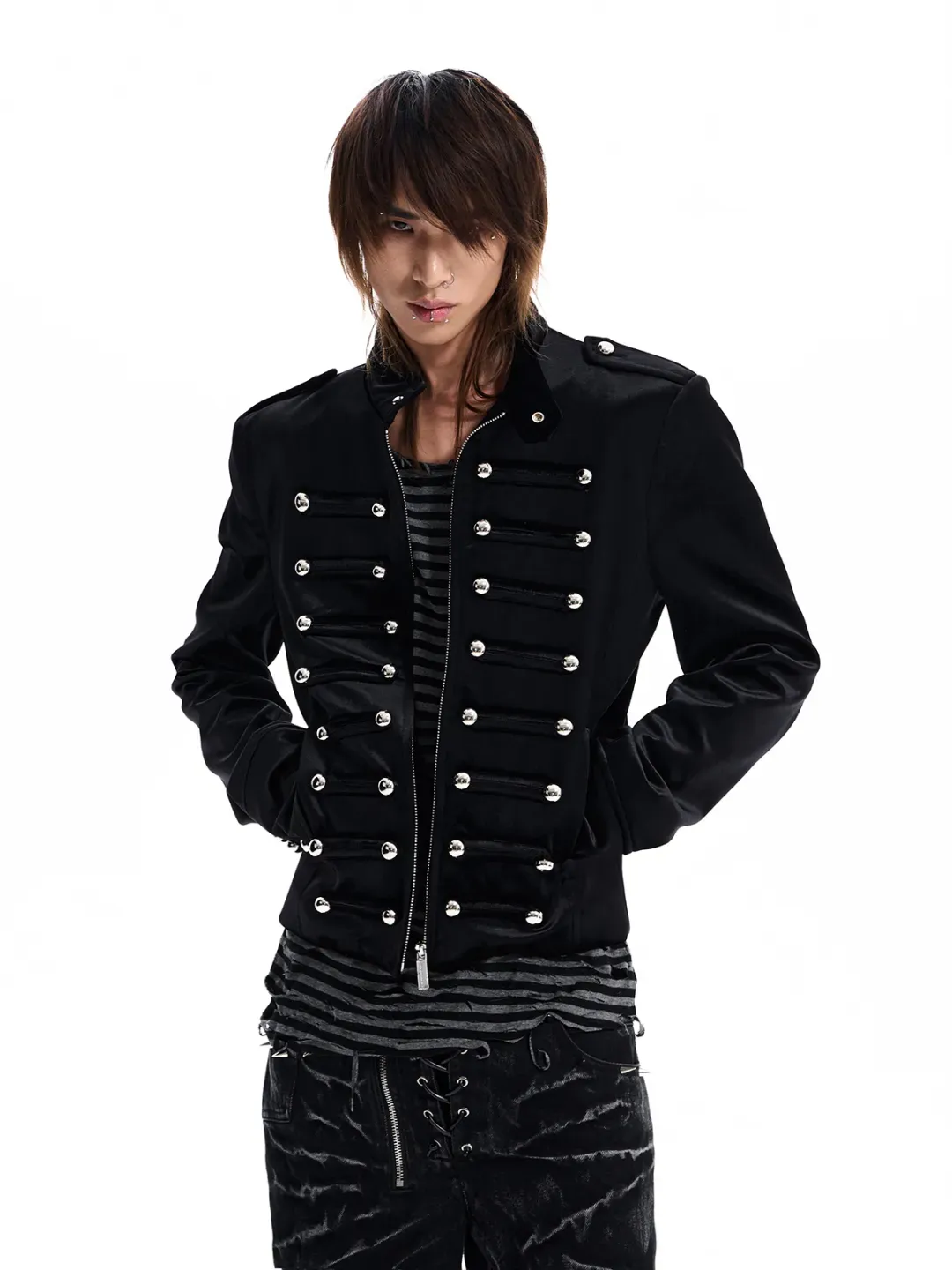 VELVET NAPOLEON JACKET