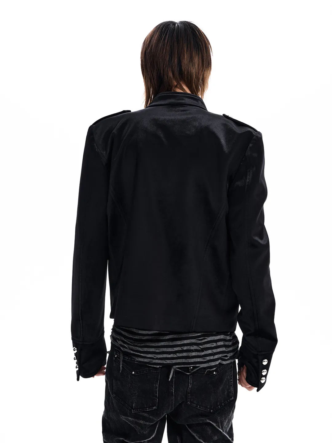 VELVET NAPOLEON JACKET