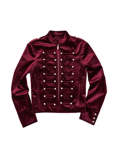 VELVET NAPOLEON JACKET