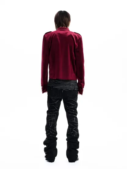 VELVET NAPOLEON JACKET