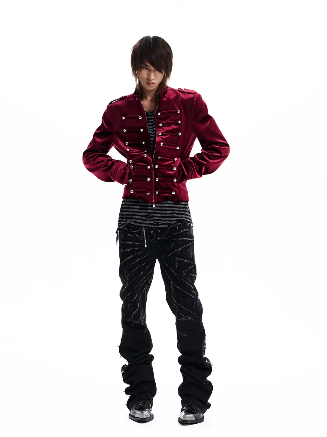 VELVET NAPOLEON JACKET
