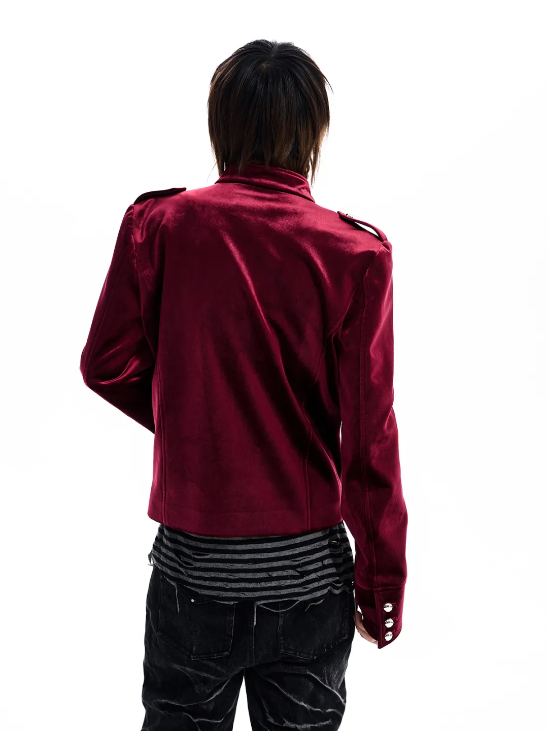 VELVET NAPOLEON JACKET