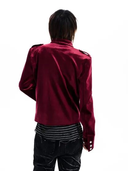 VELVET NAPOLEON JACKET