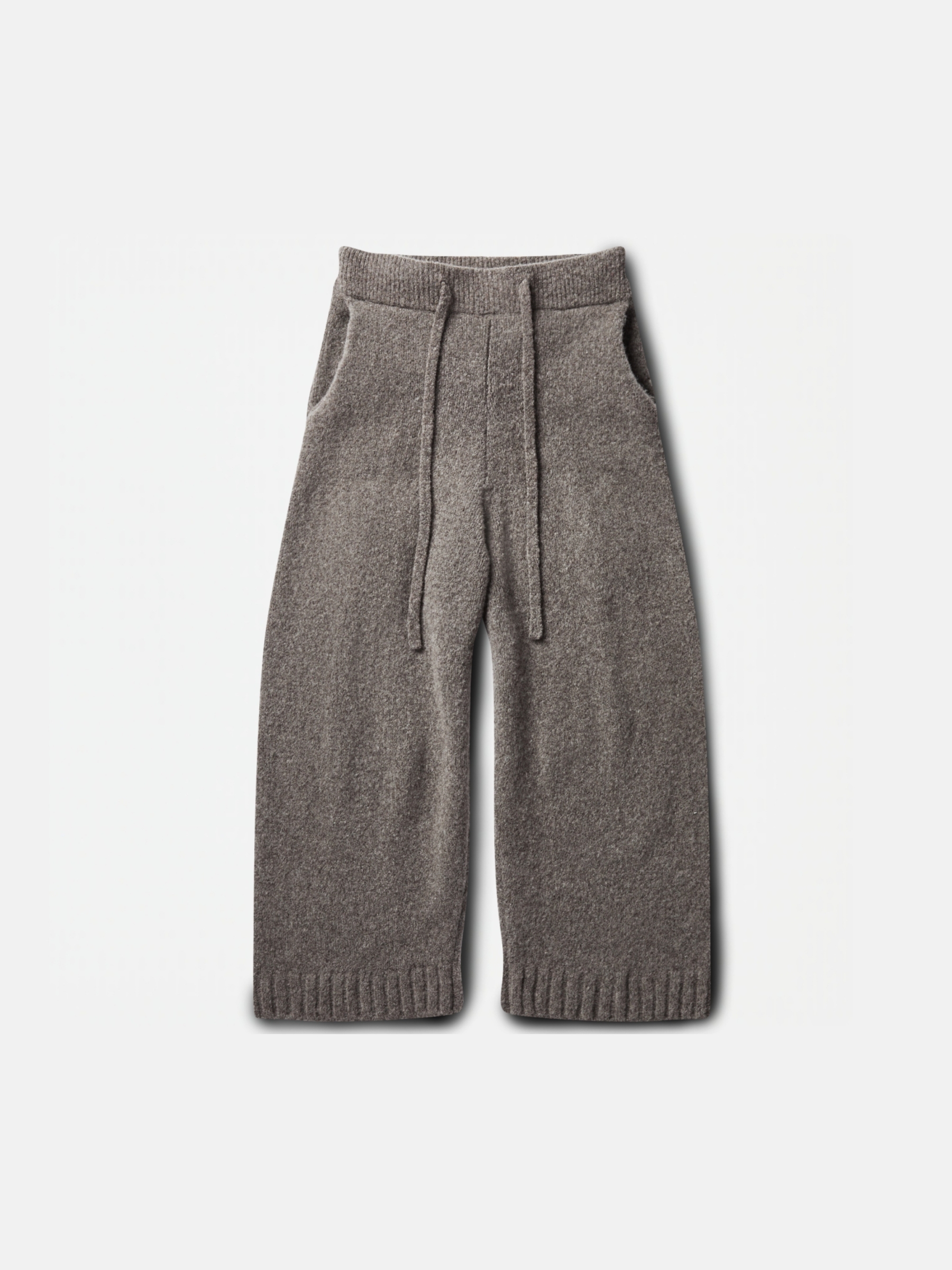 WOOL-KNIT PANTS