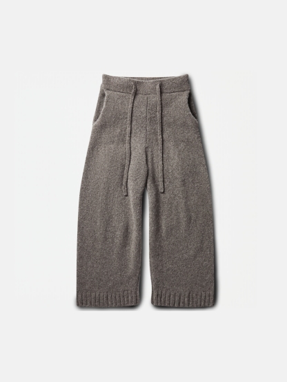 WOOL-KNIT PANTS