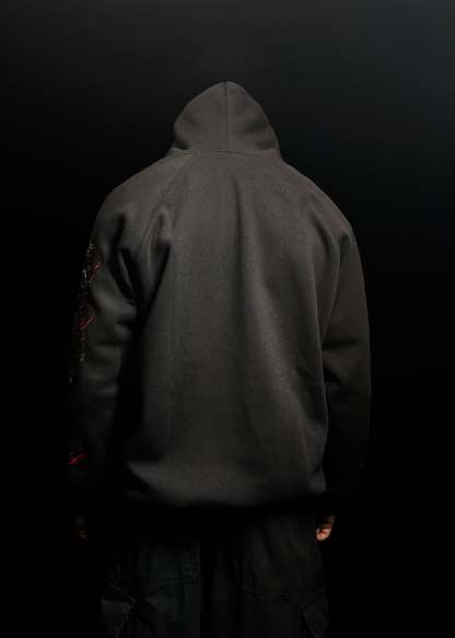 DRAGON EMBROIDERY ZIPPER