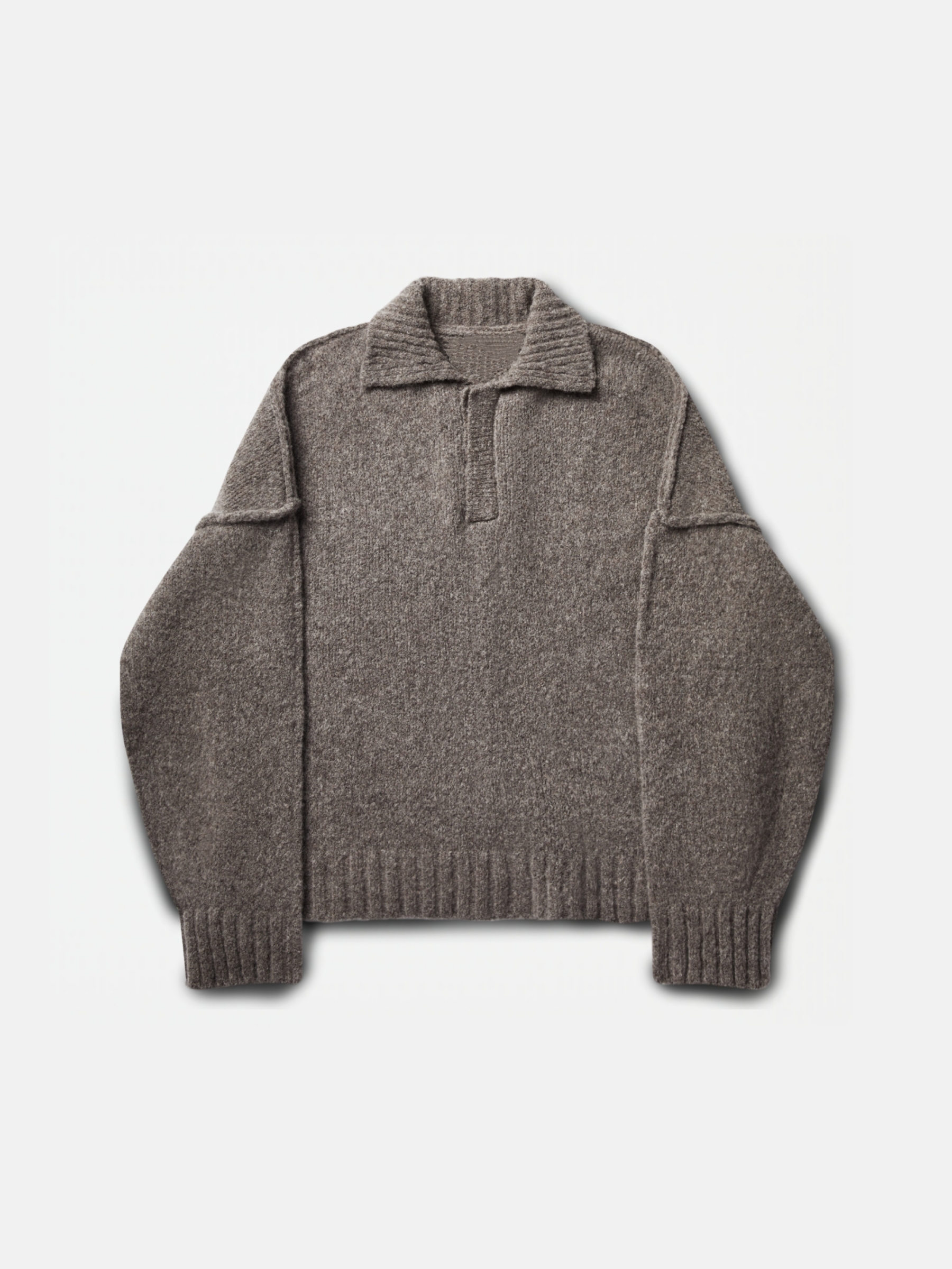 WOOL-KNIT POLO