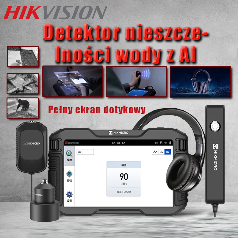 Detektor wycieków wody HIKMICRO AI inteligentny detektor wycieków wykr