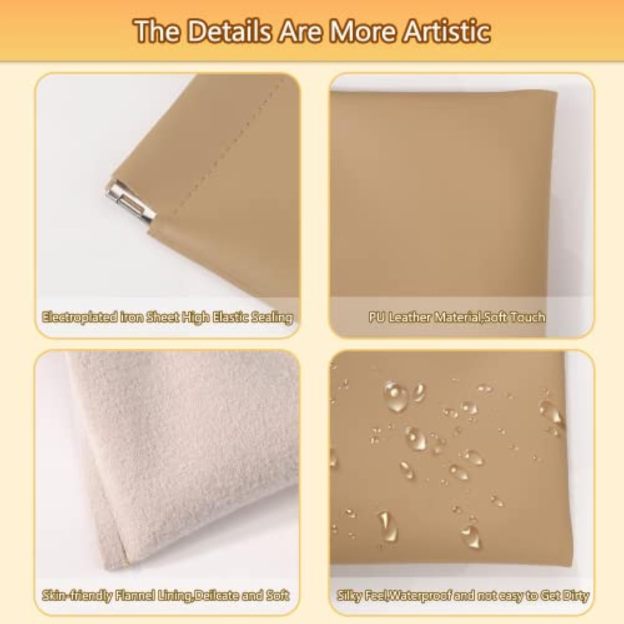 4 PCS Small Makeup Bag for Purse, Mini Portable Cosmetic Bags for Women, Coin Purse, Lipstick & Cosmetic Accessories Organizer, Small Travel Kit Storage Pouch