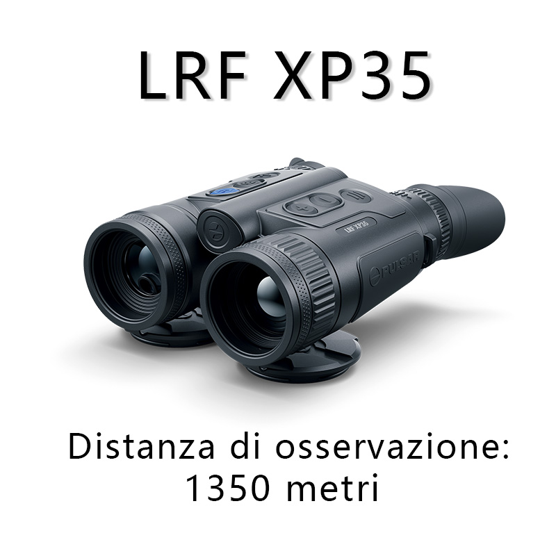 Pulsar-LRF XP50, imaging termico binoculare classico, rilevamento preciso di Lynred e tracciamento estremo