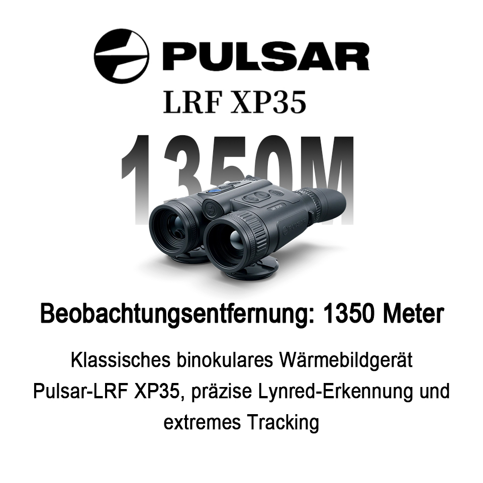 Das klassische Fernglas Pulsar-LRF XP50 wurde von Lynred auf einem ext