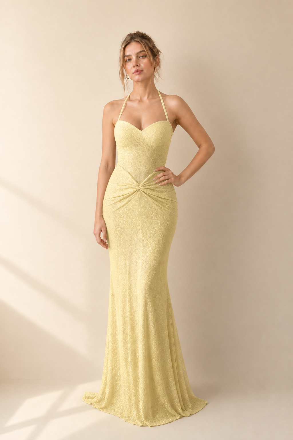Chic Myra Navy Maxi Dress