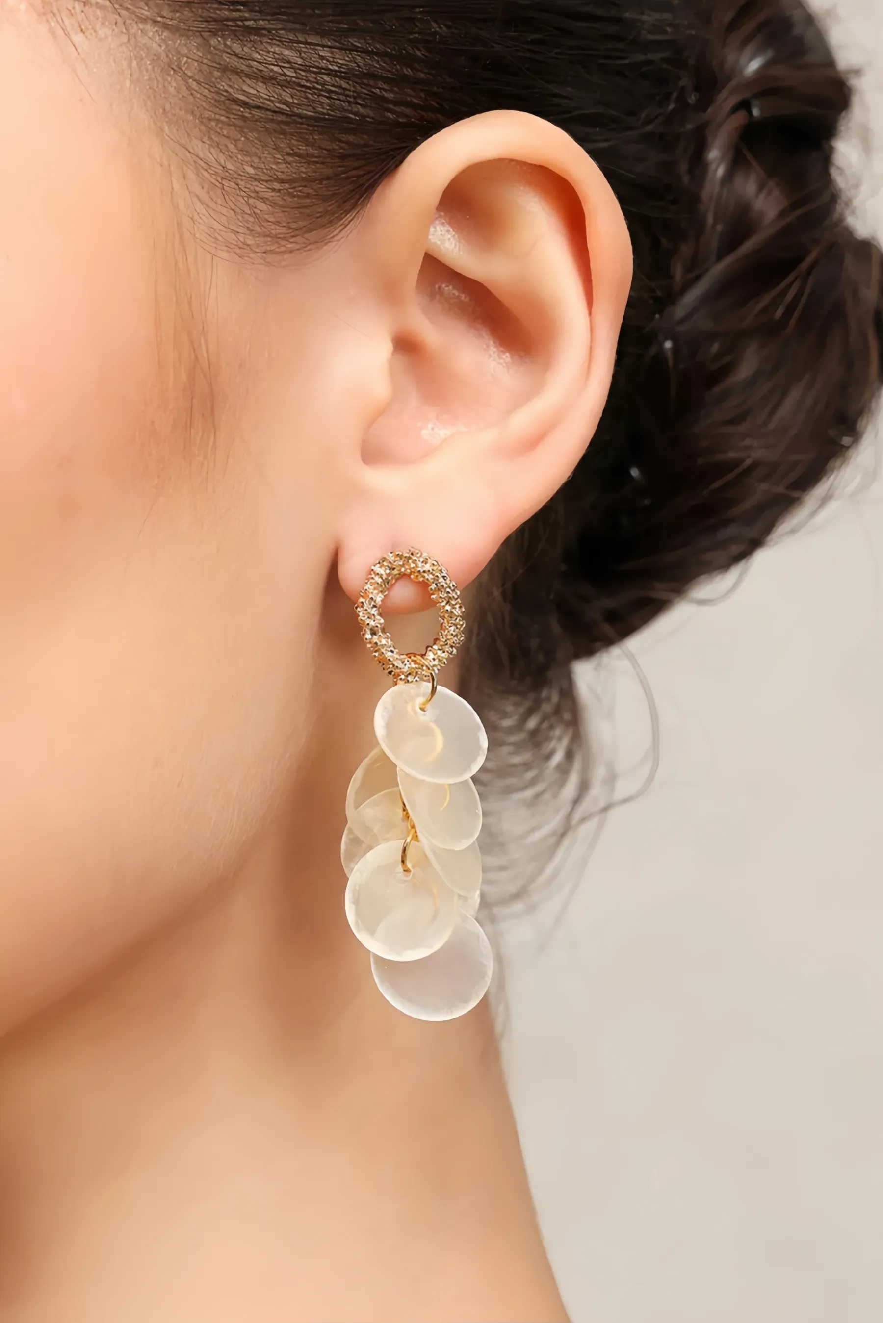 Gwynne Wafer Tassels Earrings