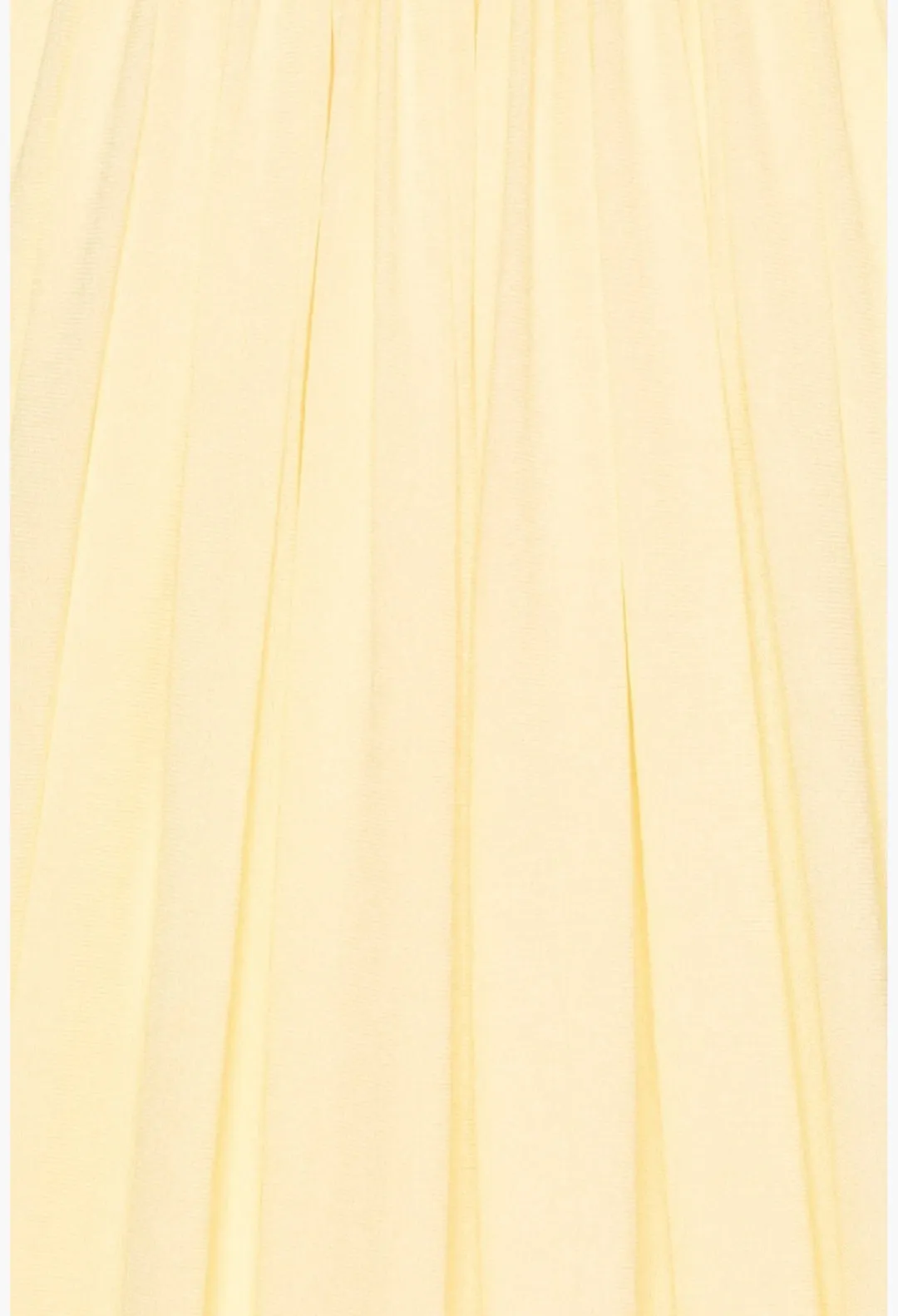 Aouine Solid-Color Sleeveless Flowy Pleated Maxi Dress