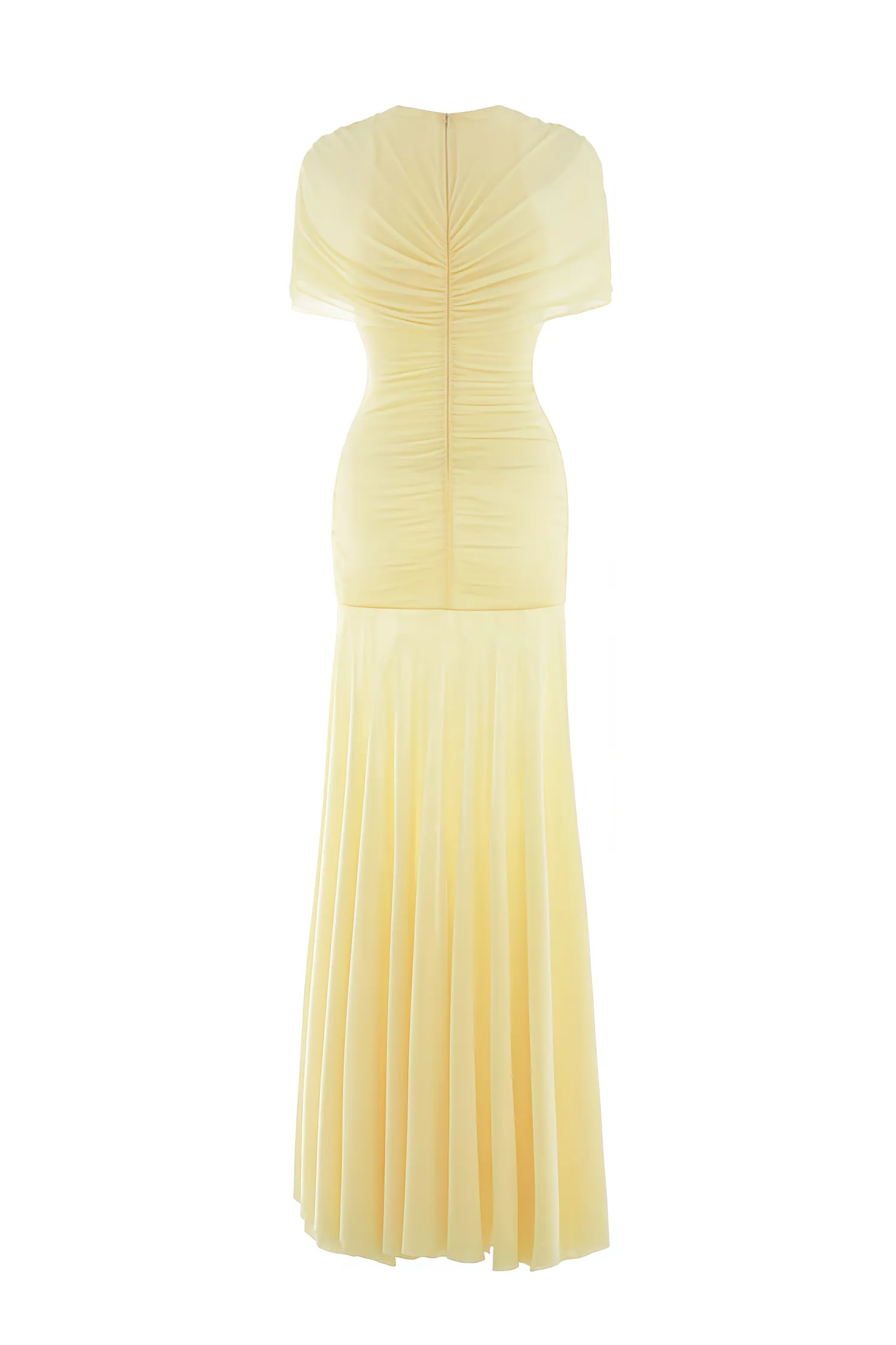 Grace Flowing Ruched Maxi Dress