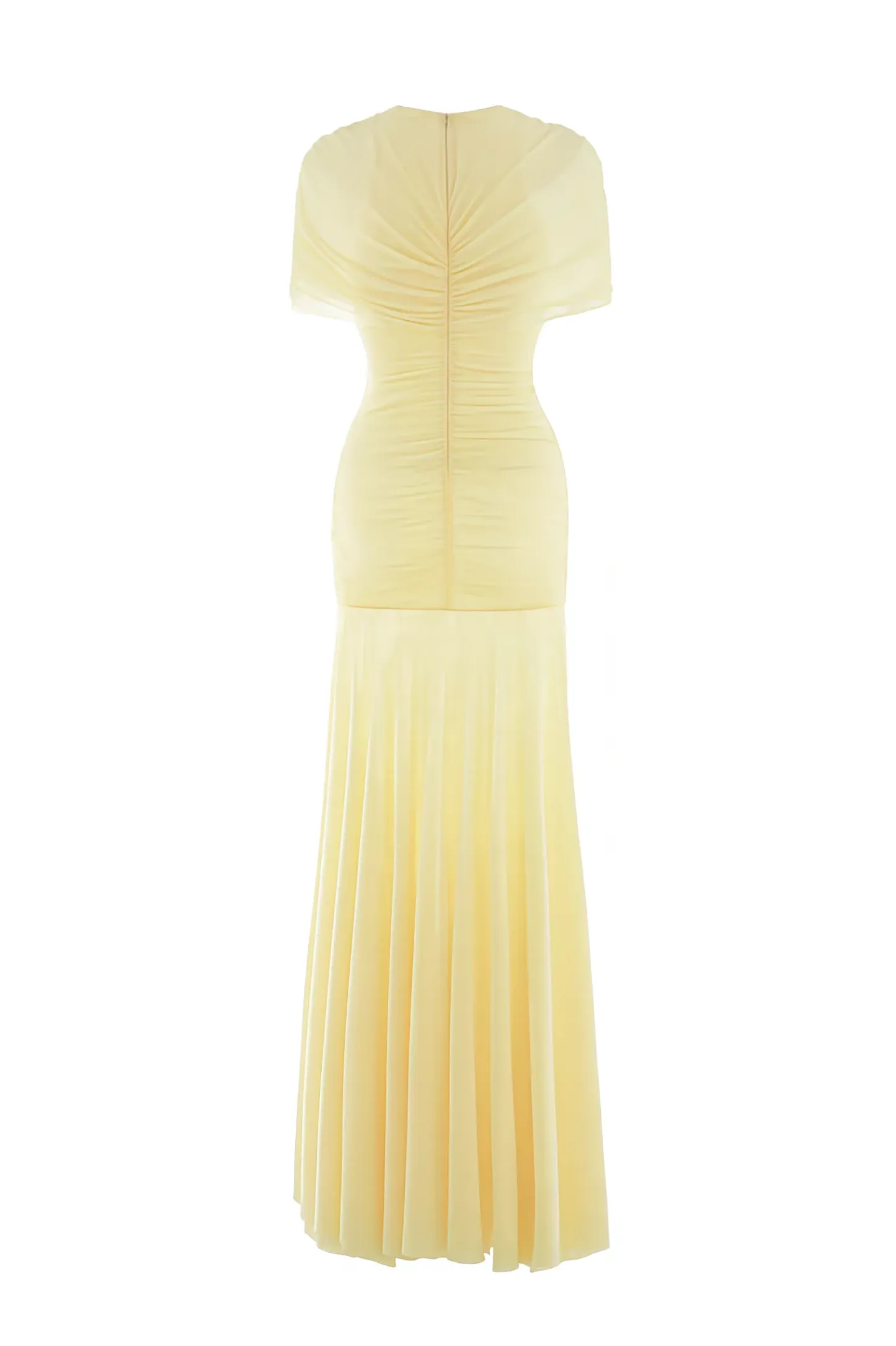 Grace Flowing Ruched Maxi Dress