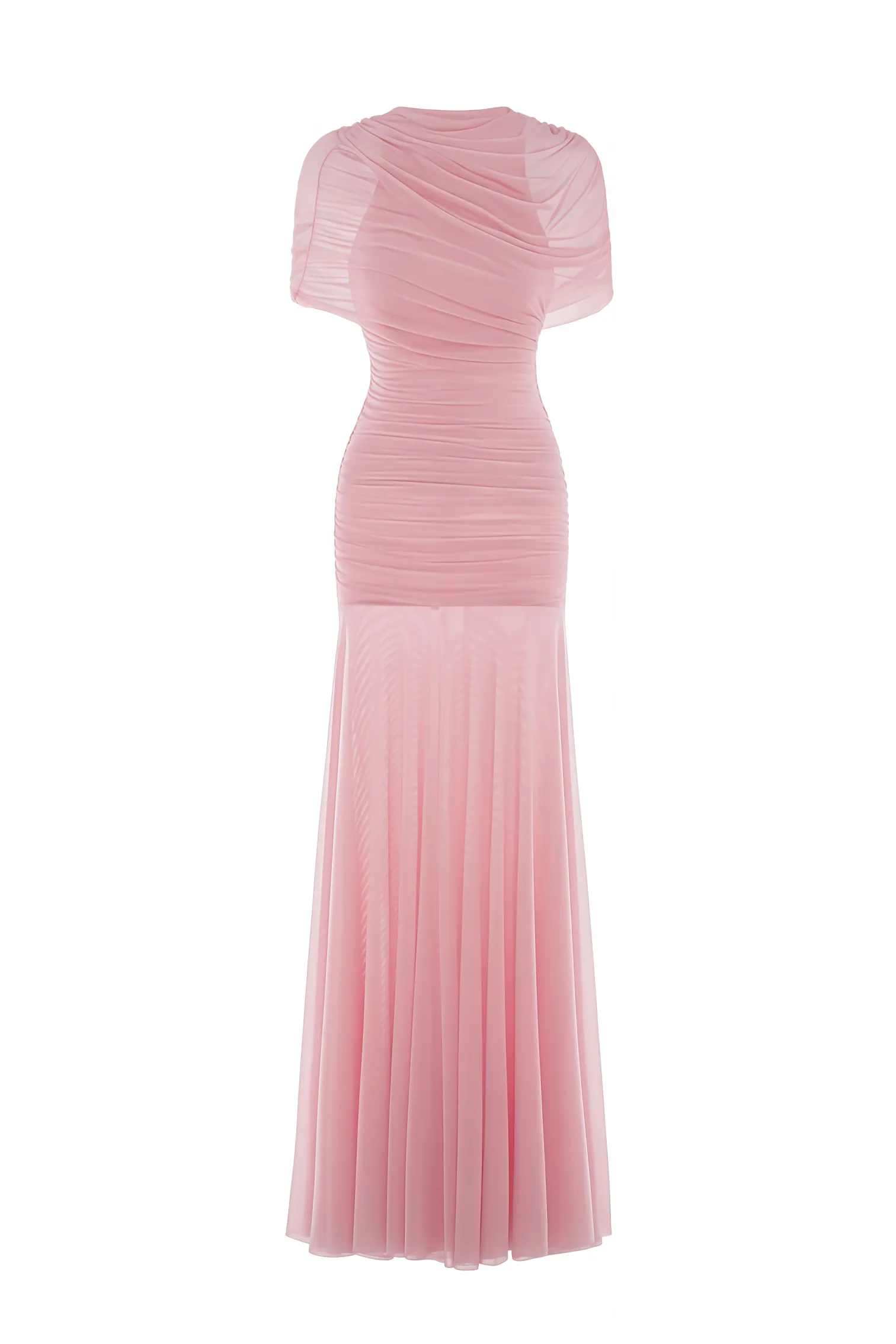 Grace Flowing Ruched Maxi Dress