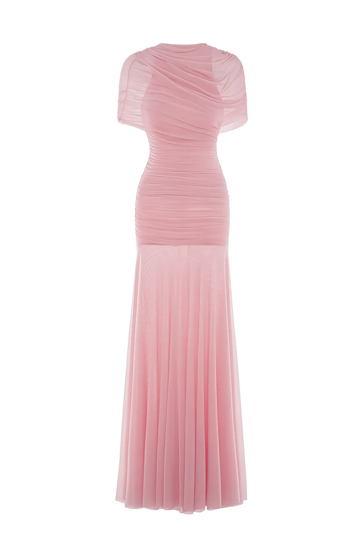 Grace Flowing Ruched Maxi Dress