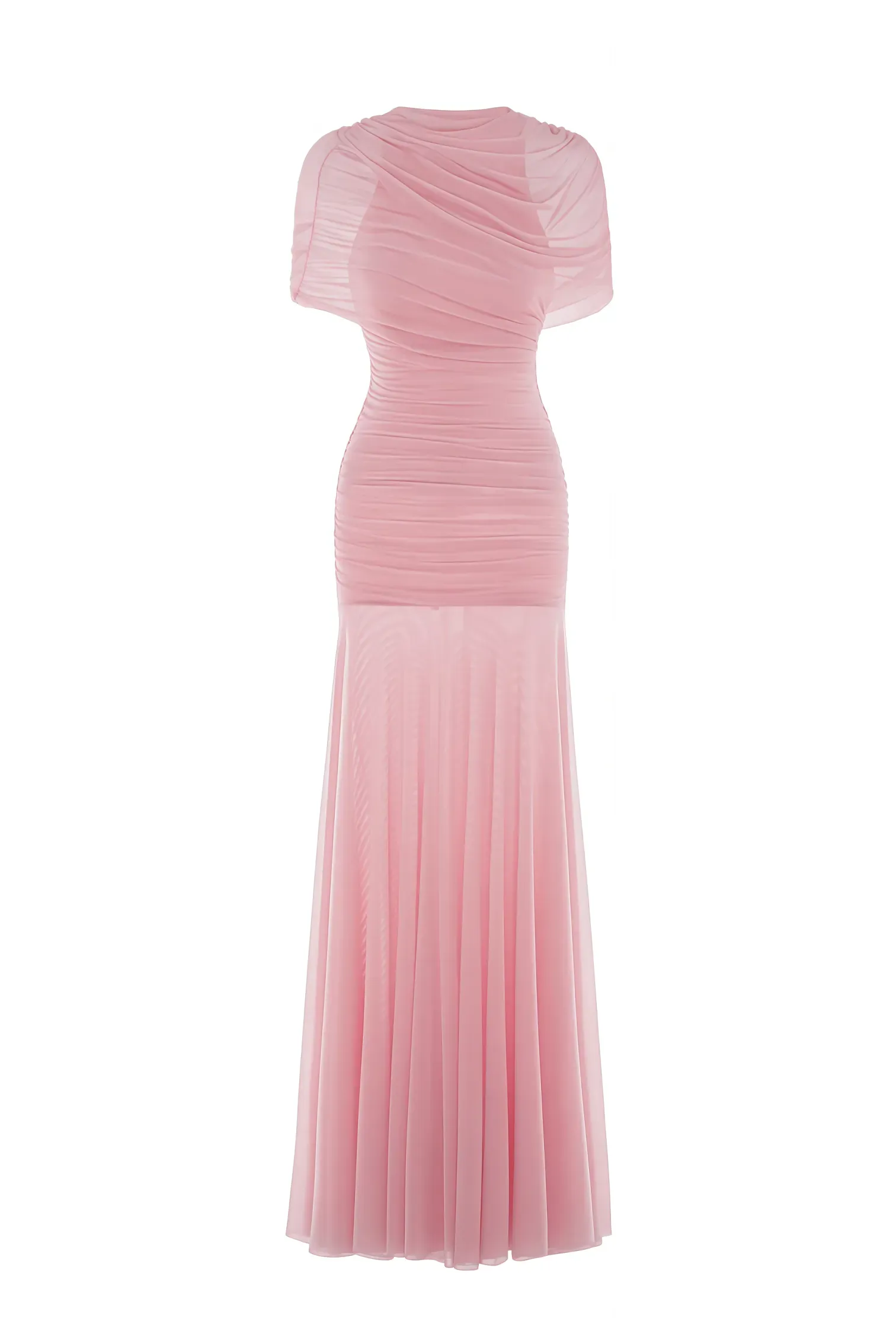 Grace Flowing Ruched Maxi Dress