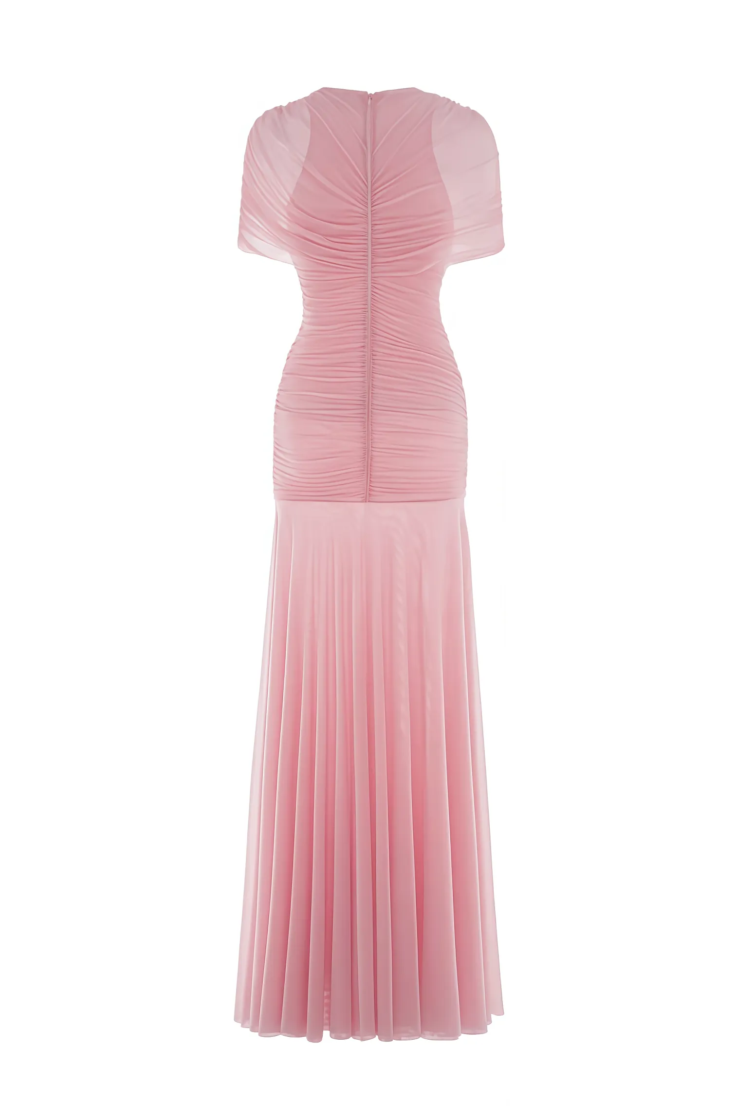 Grace Flowing Ruched Maxi Dress
