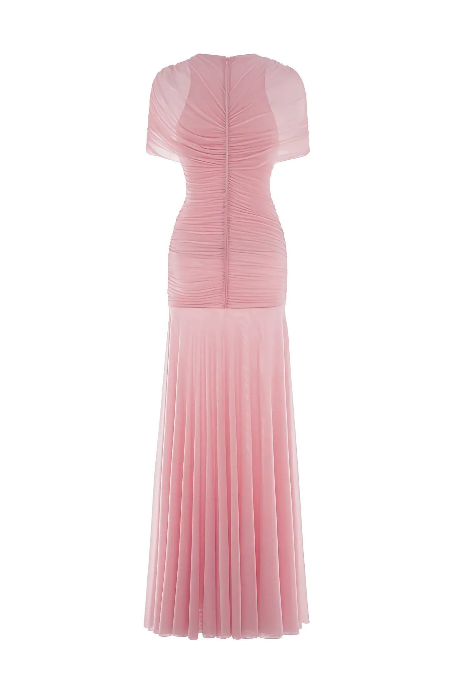 Grace Flowing Ruched Maxi Dress