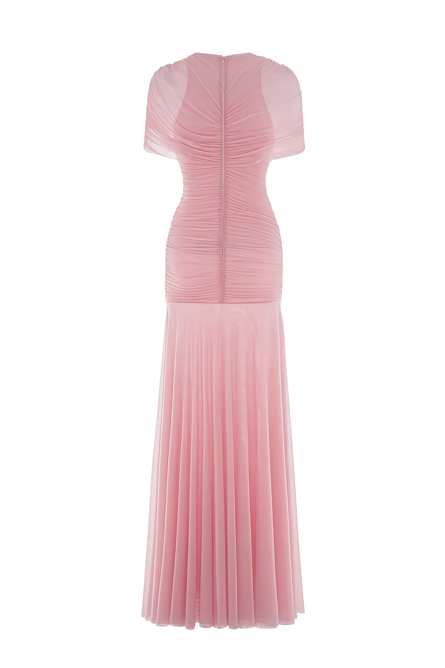 Grace Flowing Ruched Maxi Dress