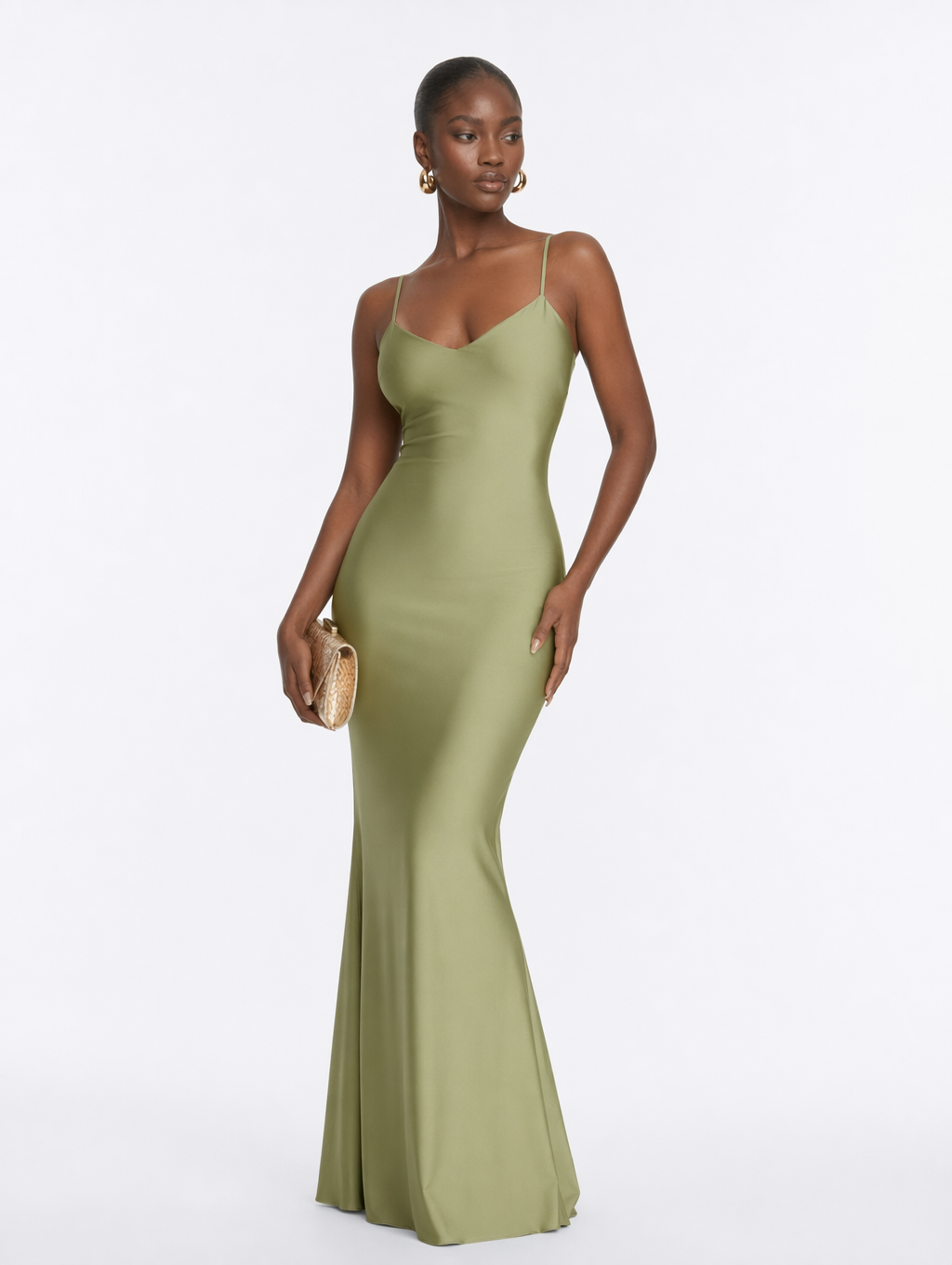 Nicola Cape Overlay Smoothly Maxi Dress