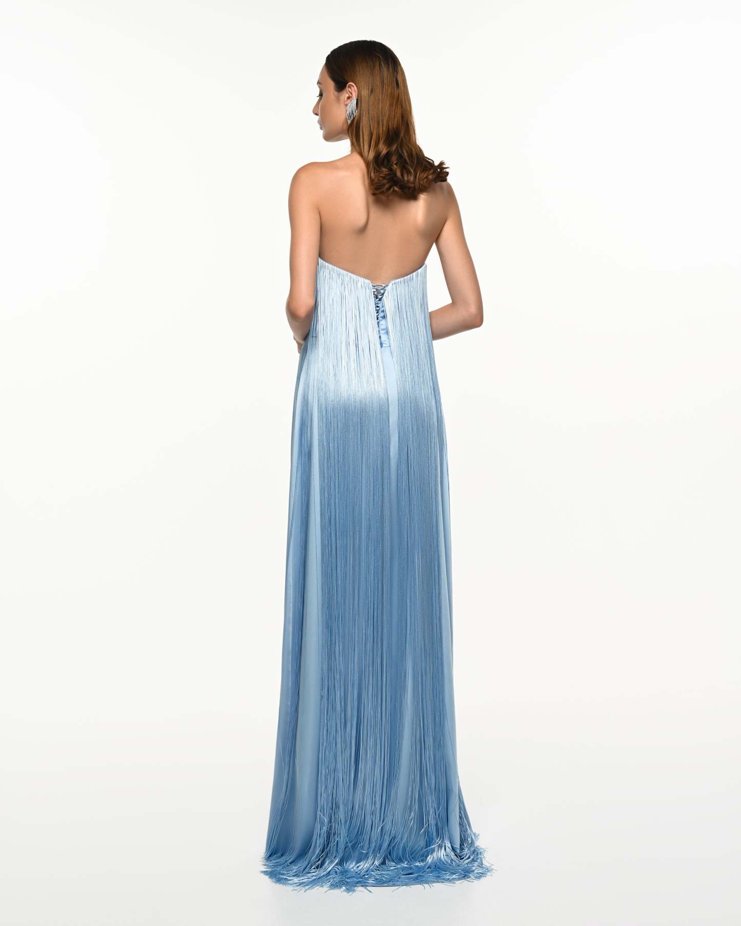 Dorothy Sky Blue Tassel Maxi Dress