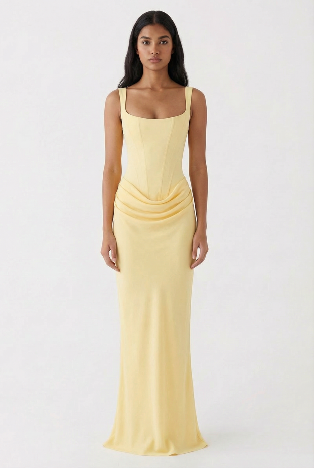 Celeste Maxi Dress - Yellow