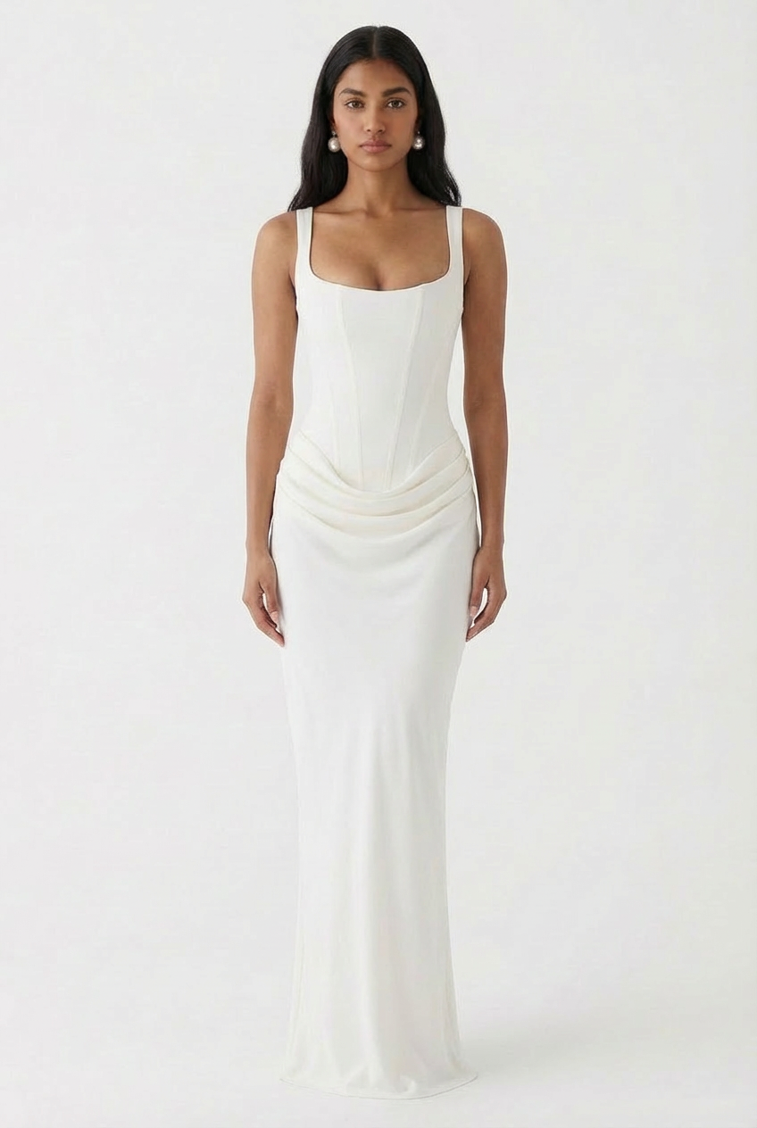 Celeste Maxi Dress - White