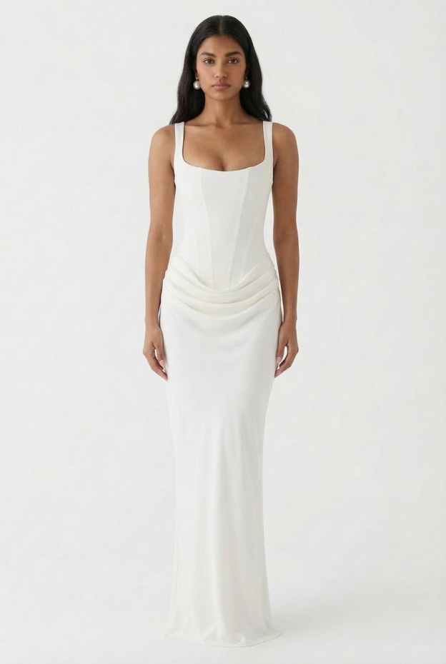 Celeste Maxi Dress - White