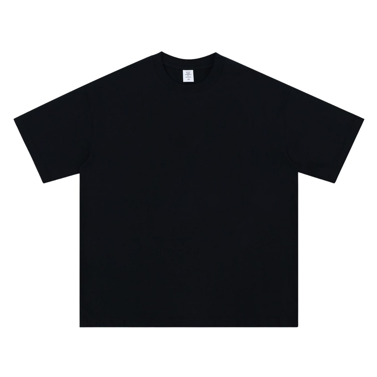 Summer Drop Shoulder Oversized Solid Color Streetwear T-Shirt