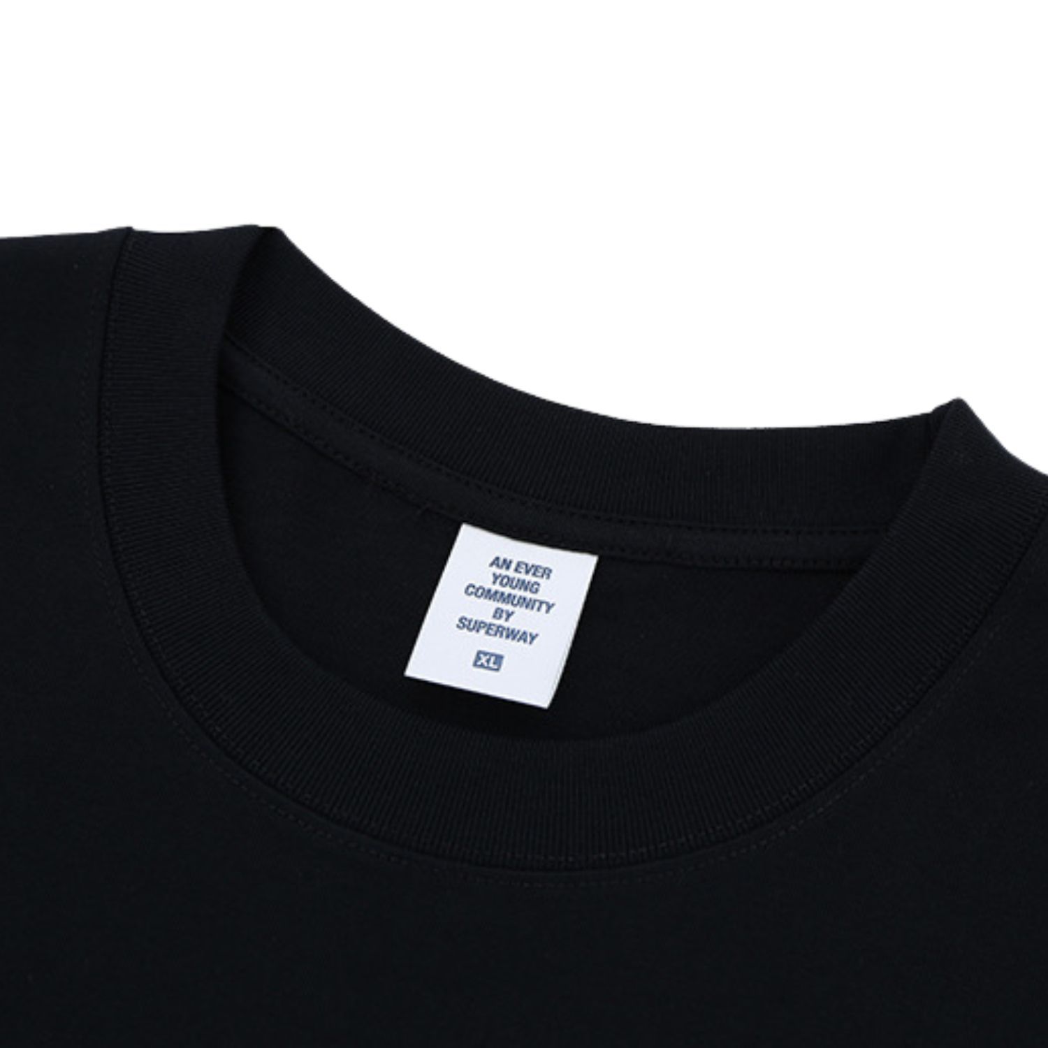 Summer Drop Shoulder Oversized Solid Color Streetwear T-Shirt