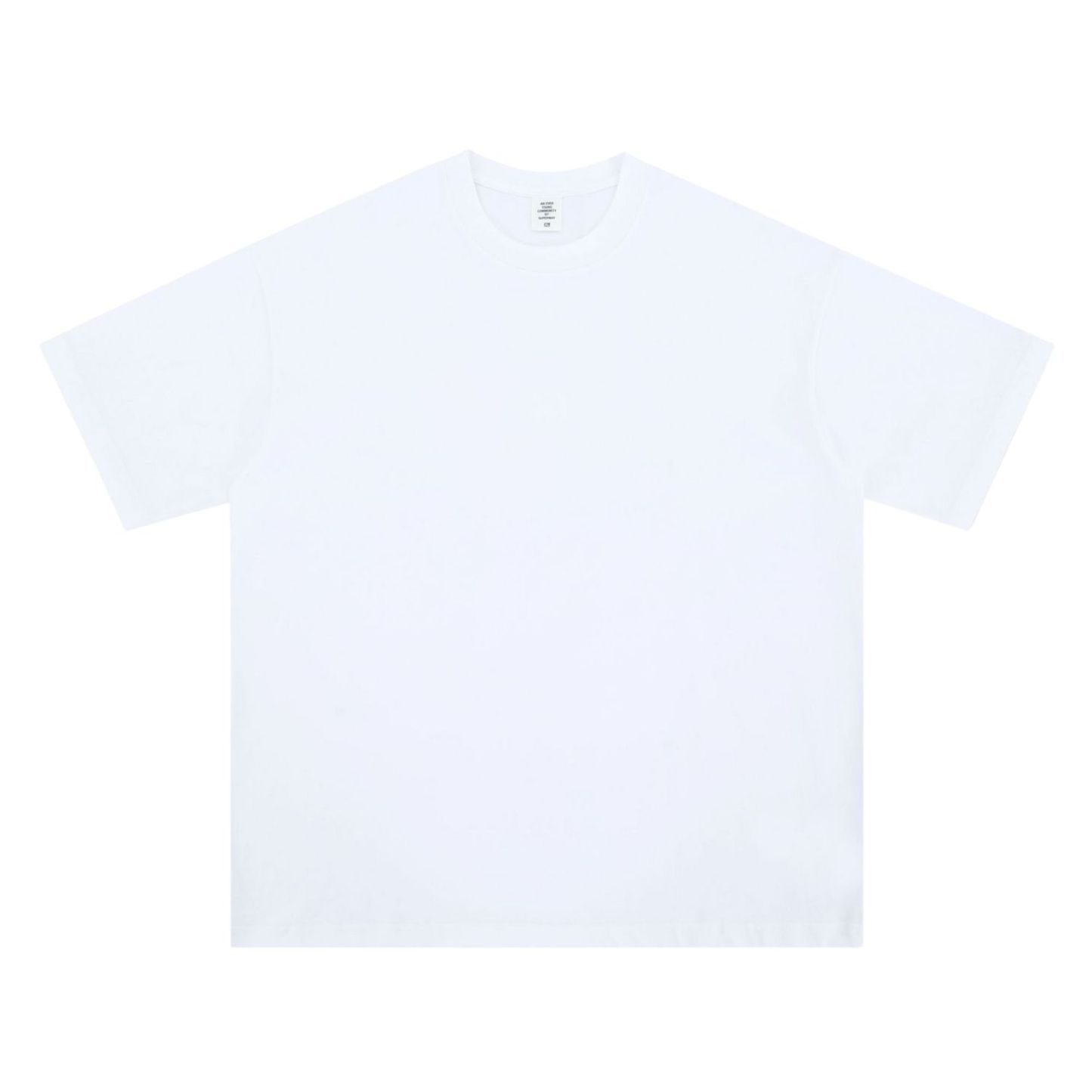 Summer Drop Shoulder Oversized Solid Color Streetwear T-Shirt