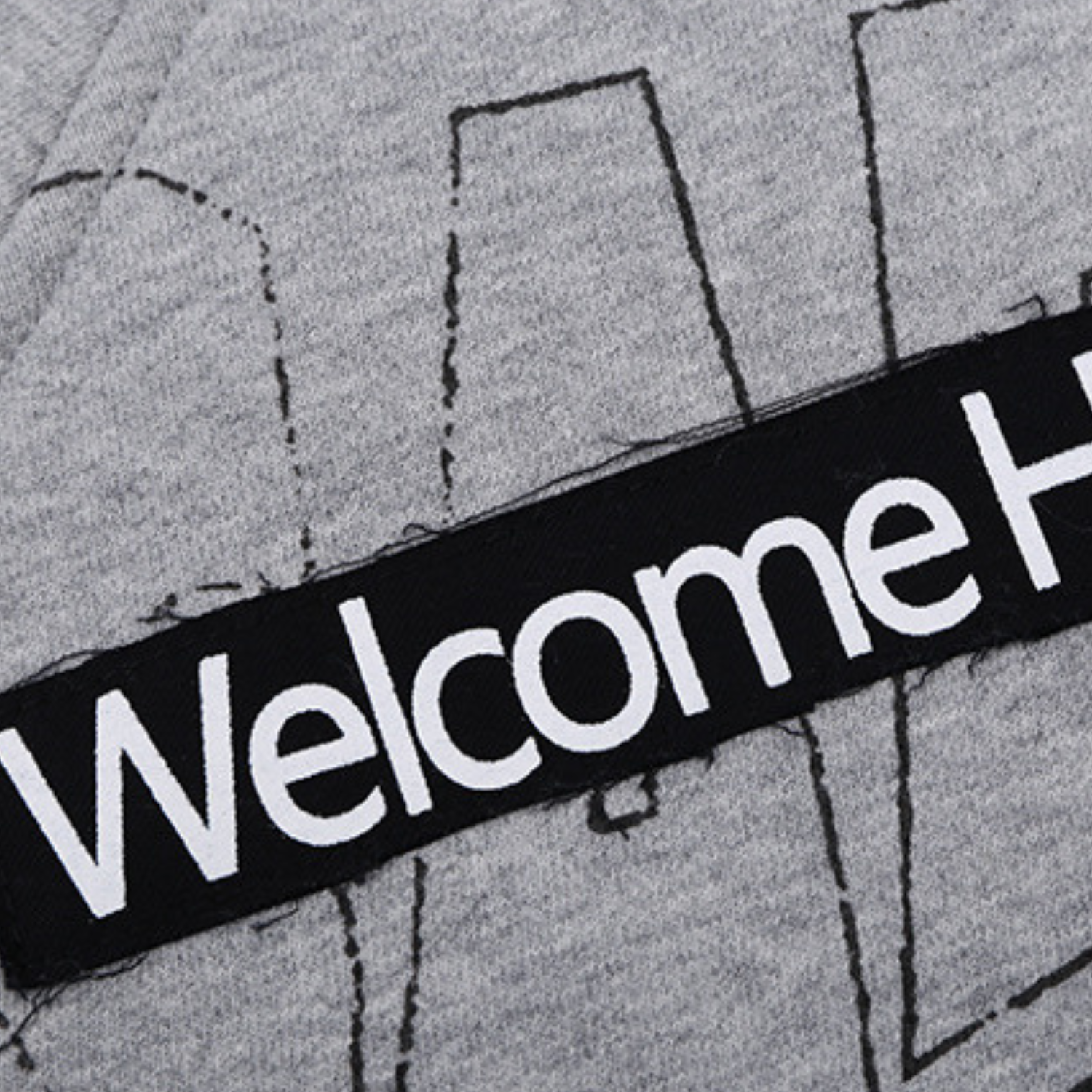 Streetwear Hoodie With Retro Badges graphics